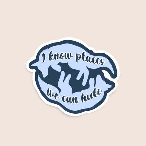 1989 - I Know Places Sticker