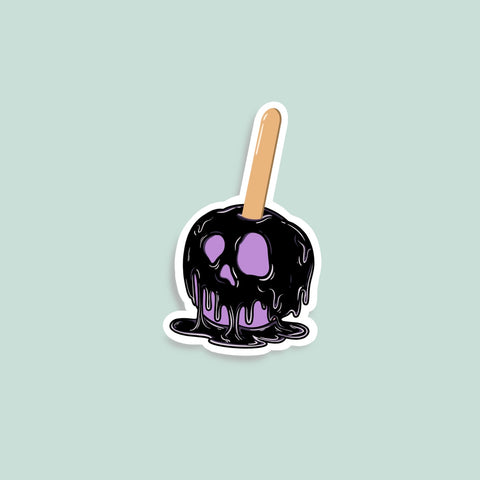 Black Candy Apple - mini sticker