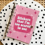 Reusable Sticker Journal