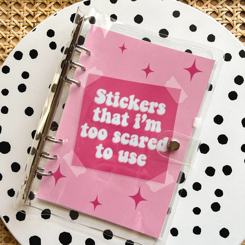 Reusable Sticker Journal