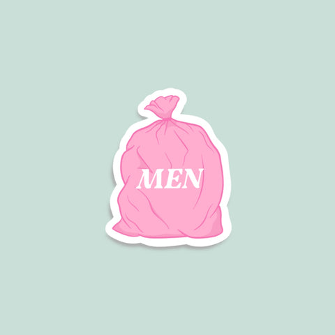 Men are Trash - mini sticker