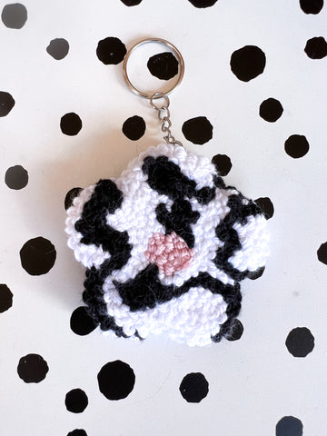 Plush rug Keychain - Daisy