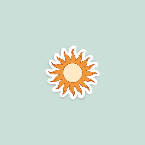 Sun mini sticker