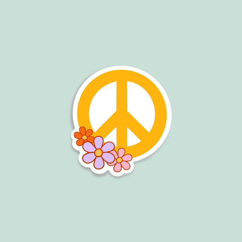 Peace Sign mini sticker