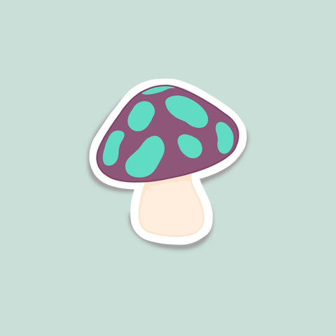 Mushroom mini sticker